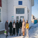 15 февраля студенты 133 группы посетили фельдшерско-акушерский пункт в посёлке Казённая Заимка. 